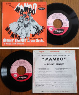 RARE French EP 45t RPM BIEM (7") BENNY BENNET «Mangano Mambo» (From The Film «Mambo», 1955) - Musica Di Film