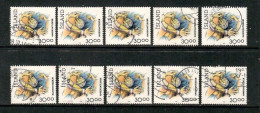 ICELAND   Scott # 711 USED WHOLESALE LOT OF 10 (CONDITION AS PER SCAN) (WH-625) - Collezioni & Lotti