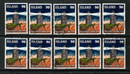 ICELAND   Scott # 574 USED WHOLESALE LOT OF 10 (CONDITION AS PER SCAN) (WH-626) - Collections, Lots & Series