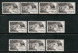ICELAND   Scott # 512 USED WHOLESALE LOT OF 10 (CONDITION AS PER SCAN) (WH-627) - Lots & Serien