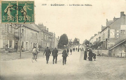 - Nièvre -ref-B536- Guérigny - La Montée De Châtre - Tabac - Hôtel De La Gare - Hôtels - - Guerigny