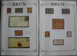 VENTES BRUN 1995  2 VENTES SUR OFFRES - Cataloghi Di Case D'aste