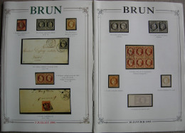 VENTES BRUN 1995  2 VENTES SUR OFFRES - Catalogues For Auction Houses