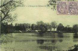 - Nièvre -ref-B533- Guérigny - Etang Et Château De Dizy - Etangs - Châteaux - - Guerigny