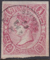 Spain 1865 Sc 67 España Ed 69b Used Canarias Date (fechador) Cancel - Usados