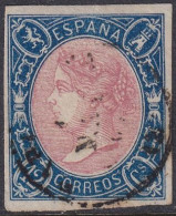 Spain 1865 Sc 69 España Ed 70 Used Date (fechador) Cancel - Usados