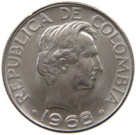 COLOMBIA 20 CENTAVOS 1968 TOP #s061 0381 - Kolumbien