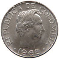 COLOMBIA 20 CENTAVOS 1968 TOP #s061 0381 - Colombia