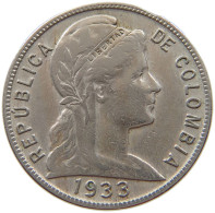 COLOMBIA 2 CENTAVOS 1933 #a017 0821 - Colombie