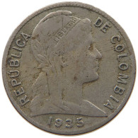 COLOMBIA 1 CENTAVO 1935 #s065 0717 - Colombia