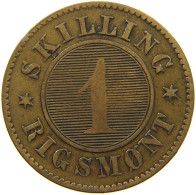 DENMARK 1 SKILLING 1860 #c002 0181 - Denmark