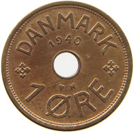 DENMARK 1 ORE 1940 #a032 0587 - Denemarken