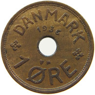 DENMARK 1 ORE 1936 #a094 0057 - Denmark