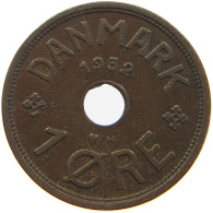 DENMARK 1 ORE 1932 #a051 0151 - Denmark