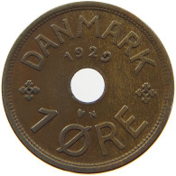 DENMARK 1 ORE 1929 #a050 0529 - Denemarken