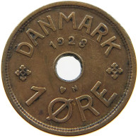 DENMARK 1 ORE 1928 #a015 0107 - Denemarken