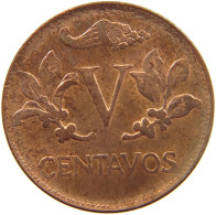 COLOMBIA 5 CENTAVOS 1968 TOP #s062 0173 - Kolumbien