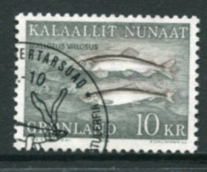 GREENLAND 1986 Fish Definitive 10 Kr. Used. Michel 168 - Usati