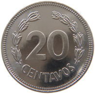 ECUADOR 20 CENTAVOS 1980 TOP #s079 0573 - Ecuador