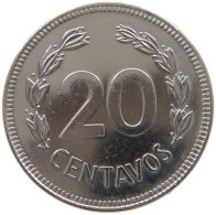 ECUADOR 20 CENTAVOS 1980 TOP #s079 0571 - Ecuador