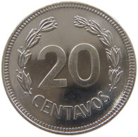ECUADOR 20 CENTAVOS 1980 TOP #s079 0575 - Equateur