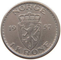 NORWAY 1 KRONE 1957 #a061 0253 - Norvège