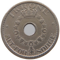 NORWAY 1 KRONE 1926 #a072 0097 - Norvège