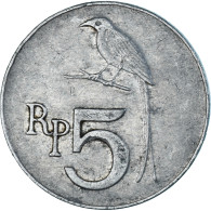 Monnaie, Indonésie, 5 Rupiah, 1970 - Indonésie