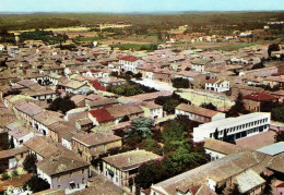 VERGÈZE : Le C.E.S. Et Vue Générale Aérienne - Photo Véritable - Vergèze