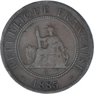 Monnaie, Indochine Française, Cent, 1885 - Other & Unclassified