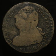 France, 2 Sols, 1792 (An 4), BB - Strasbourg, Mdc (Bell Metal), G.24 - 1791-1792 Constitution (An I)