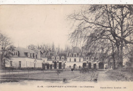 37. CHAMPIGNY SUR VEUDE. CPA. LE CHATEAU.. ANNEE 1908 + TEXTE - Champigny-sur-Veude