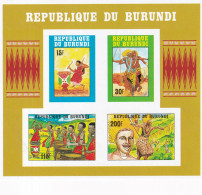 Burundi Hb 124sd SIN DENTAR - Blokken & Velletjes