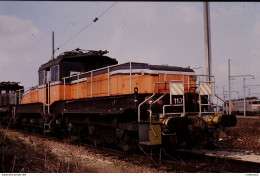 Photo Diapo Diapositive Slide Train Locomotive Electrique SNCF CC 1101 à VILLENEUVE ST GEORGES Le 16/02/1993 VOIR ZOOM - Diapositives