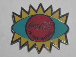 Pin's Coca-Cola Boisson Is The Music Oeil - Coca-Cola