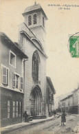 01 - MONTLUEL - Eglise St Etienne  Editeur M. BROSSETTE Montluel     Voy. En 1913 - Montluel