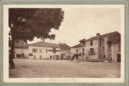 CPA (38) CLELLES - Aspect De L'Hôtel Du Lion D'Or Sur La Place Du Bourg En 1935 - Clelles