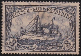 Deutsch SüdWestAfrica     -  Michel   -    23  (2 Scans)   .  Dünne Stelle      -      O    -     Gestempelt - German South West Africa