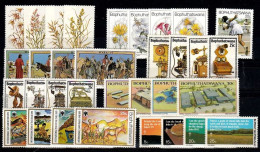 (007,10,12,17-22) Bophuthatswana  Lot Ex 1979-1987  ** / Mnh  Michel Ex 43//193 - Bofutatsuana