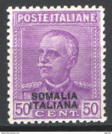 Somalia 1930 Sass.139 **/MNH VF/F - Somalia