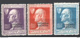 Somalia 1927 Sass.109/11 **/MNH VF/F - Somalie