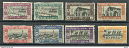 Libia 1927 I Fiera Di Tripoli Sass.66/71+Ex1/2 **/MNH VF/F - Libye