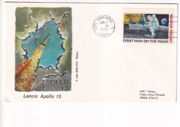 STATI UNITI FDC 1970  APOLLO 13 - Estados Unidos