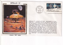 STATI UNITI FDC 1972  APOLLO 17 - Estados Unidos