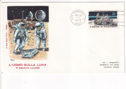 STATI UNITI FDC 1972  APOLLO 17 - Etats-Unis