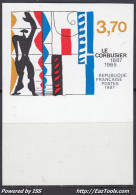 TIMBRE FRANCE LE CORBUSIER N° 2470 NON DENTELE NEUF ** GOMME SANS CHARNIERE - 1981-1990