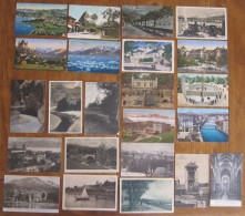 Suisse // Schweiz // Lot De 23 Cartes Suisses - Collections & Lots