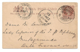 2371e: Indien, Alte AK 1902 Gest. Kodaikanal - Sonstige & Ohne Zuordnung