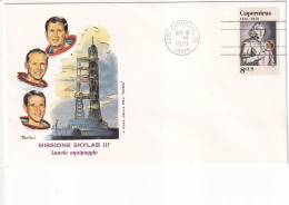 STATI UNITI FDC 1973  SKYLAB III - Etats-Unis