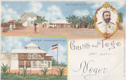 Gruss Aus Togo -  Marktplatz Lomé - Nachtigal Krankenhaus (Ed. Verl.u.Eigent D. Deutschen Kolonialhauses Nº 1) - Ehemalige Dt. Kolonien